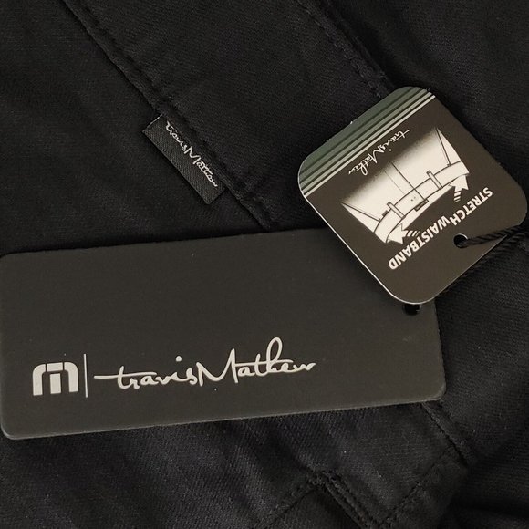 Travis Matthew Brewer Short 1MQ090 Black Color Men's Size 38 - Picture 6 of 8